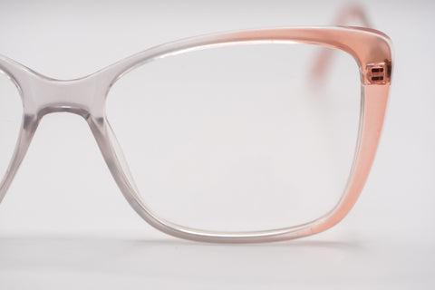 Armação ANA VIEL em Acetato com Hastes Metal Dourada - Cor Rose