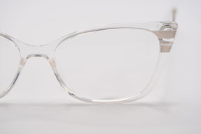 Armação ANA VIEL em - Acetato - Hastes Metal Dourada - Cor Transparente