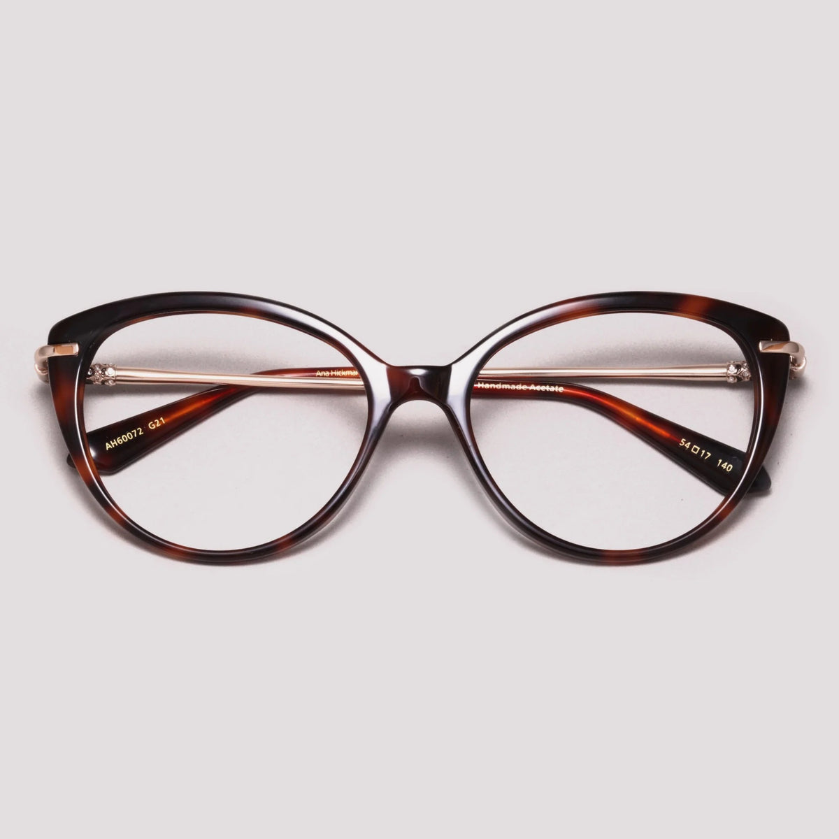 Ana Hickmann AH60084 A01 Preto Brilho e Mesclado - Grau - 55 mm