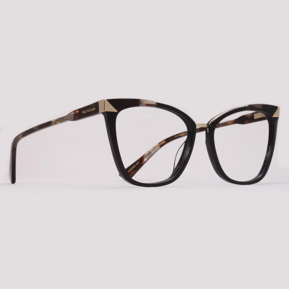 Ana Hickmann AH60084 A01 Preto Brilho e Mesclado - Grau - 55 mm
